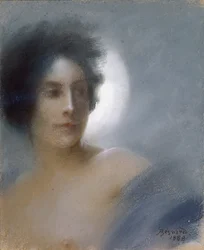 Vrouw met een halve maan of, De zonsverduistering, 1888